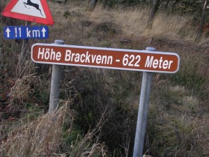 Höhe Brackvenn - 622m