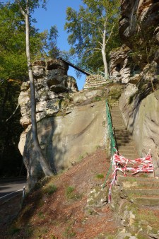 Felsen "Predigtstuhl" im Müllerthal