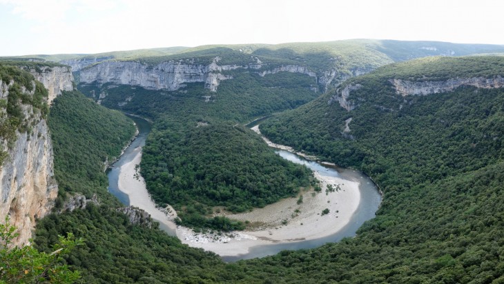 Schleife der Ardèche
