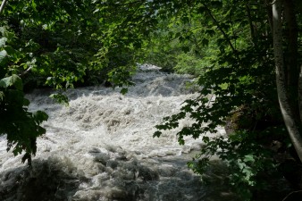  Reißende Fluten der Isère